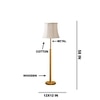 Devansh Wood & Metal Floor Lamp