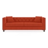 Windsor Premium 3 Seater Fabric Sofa in Lava Colour