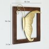 W-Arya Abstract Metal Wall Decor in Gold Set of 1