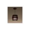 Bourbon Brown Solid Wood Single Hanging Light