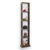 Babylon Solid Wood Bookshelf in Walnut Finish