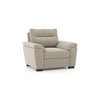 Adelaide Premium 1 Seater Fabric Sofa In Oyster Beige