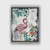 Beige Green Elephant Canvas Wall Prints Canvas Wall Prints Set of 1 Multicolor Matte