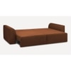 Cacef 3 Seater Pull Out Sofa cum Bed  in Brown Colour