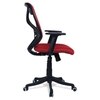 Zeeazyana Mid Back Ergonomic Chair in Red Colour