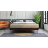 Aurelio Solid Wood Queen  Size Bed With Box Storage (Walnut Finish)