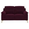 Niwara Velvet 2 Seater sofa in  Red wine color