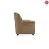 Blos 1 Seater Leatherette Sole in Mushroom Brown Colour