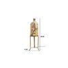 Scarlette White Glass Shade Floor Lamp With White Metal Base
