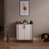 Nextstep 2 Door Metal Floor Cabinet Noce Lyon