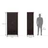 Fidora Solid Wood 2 Door Wardrobe in Mahogany Finish