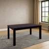 Arabia Solid Wood 6 Seater Dining Table In Mahogany Finish