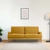 Alife Fabric Sofa (Yellow)