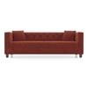 Windsor Sofa Set (Colour : Dark Coral , Seater : 3+2+1)