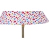 Multicolor cotton with Metal Gold Table Lamp
