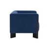 Octavia Boucle Fabric Lounge Chair in Blue