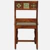 Rangrez Sheesham Wood 6 Seater Dining Set in Honey Oak Finish with Cushioned Chairs