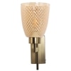 Eliante Modern Wall Lights Mild Steel & Glass Material Antique & Champaign Finish