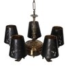 Devansh Metal Wall Mounted Lamp With Beige Jute Shade