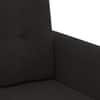 Winston 1 Seater Fabric Sofa in Asphalt Grey Colour