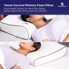 Cervical Memory Foam Pillow 27X18 Inches For Neck Support