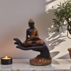 VEDAS Polyresin  Figurine in Orange Colour