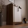 Nextstep 2 Door Metal Floor Cabinet Noce Lyon