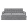 Peckham 3 Seater Click Clack Sofa Cum Bed In Granite Weave Colour