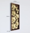 W-Jonas Abstract Metal Wall Decor in Gold Set of 1