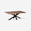 Avrelle Jewel Solid Wood 6 Seater Dining Table in Limewash Finish