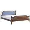 Regal Shesham Solid Wood King Size Bed Non Storage Bed In Provincia Teak Finish