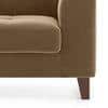 Verona Luxe 2 Seater Fabric Sofa in Fawn Velvet Colour