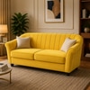 Hamaz 2 Seater Sofa In Fabric Yellow Color