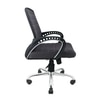 Smart Ergonomic Chair With Breathable Grey Mesh Fabric