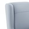 Aile Lounge chair In Powder Blue Leatherette