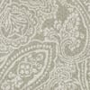 Lewis 3 Seater Fabric Sofa In Monochrome Paisley Colour