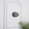 Aqua  Oval Grey Outdoor Wall Light