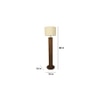 Cedar Beige Jute Floor Lamp with Beige Jute Base