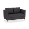 Florence Essential 2 Seater Fabric Sofa in Steel Colour