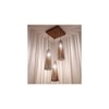 Billet Brown Solid Wood Cluster Hanging Light