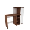 Marvel Study Table In Walnut And Frosty White