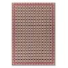 Jaipur Rugs Soft Diamond Wool Polyester Dhurrie Rug Red 6x10 ft