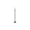 Edie Black Glass Shade Floor Lamp