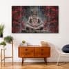 The Castle Decor Lord Shiva Meditation Wall Art Set of 5 27x48 Inch