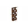 Crosbon Engineered Wood Bookshelf in Brown Maple