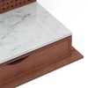 Devoto Solid Wood Wall Mounted Prayer Unit In Honey Finish