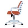 Iinea Mid Back Ergonomic Chair in Orange Colour