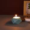 Green Nordic style Geometric designed Candle Holder in Green Colour