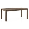 Atlas Solid Wood 6 Seater Dining Table with 6 Rochelle Lounge Chair
