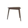 Scandinavian Khasa Dining Table Brown Cocoa Finish